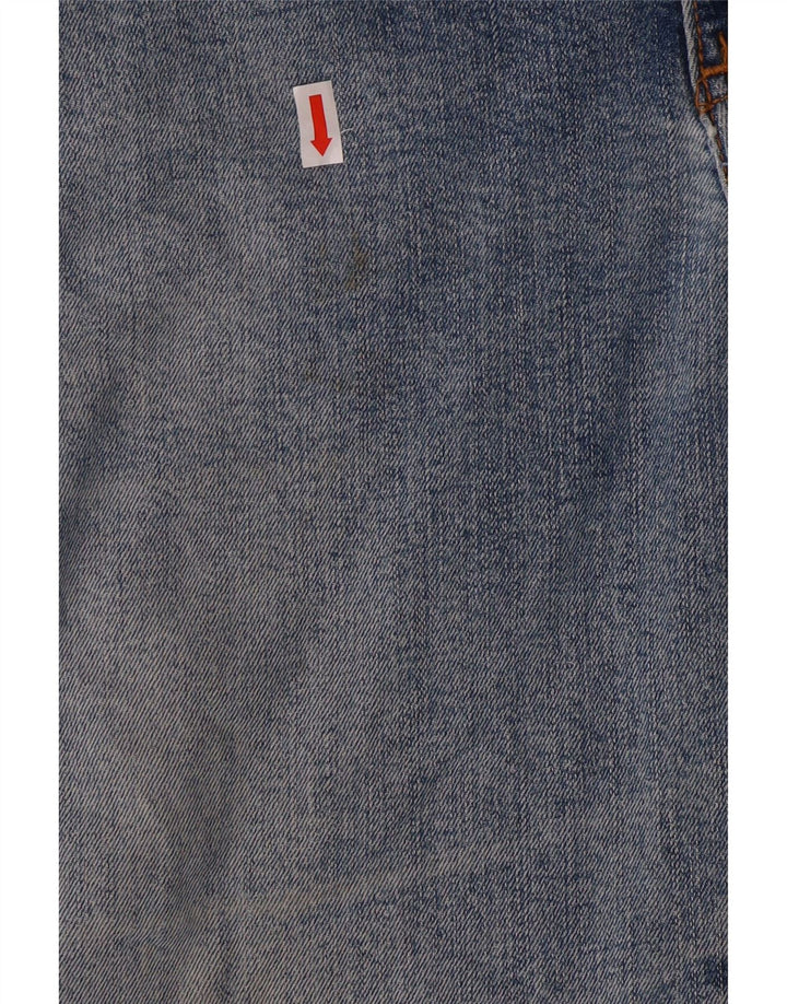 Blugi drepti pentru bărbați Wrangler W36 L34 Blue Cotton Classic