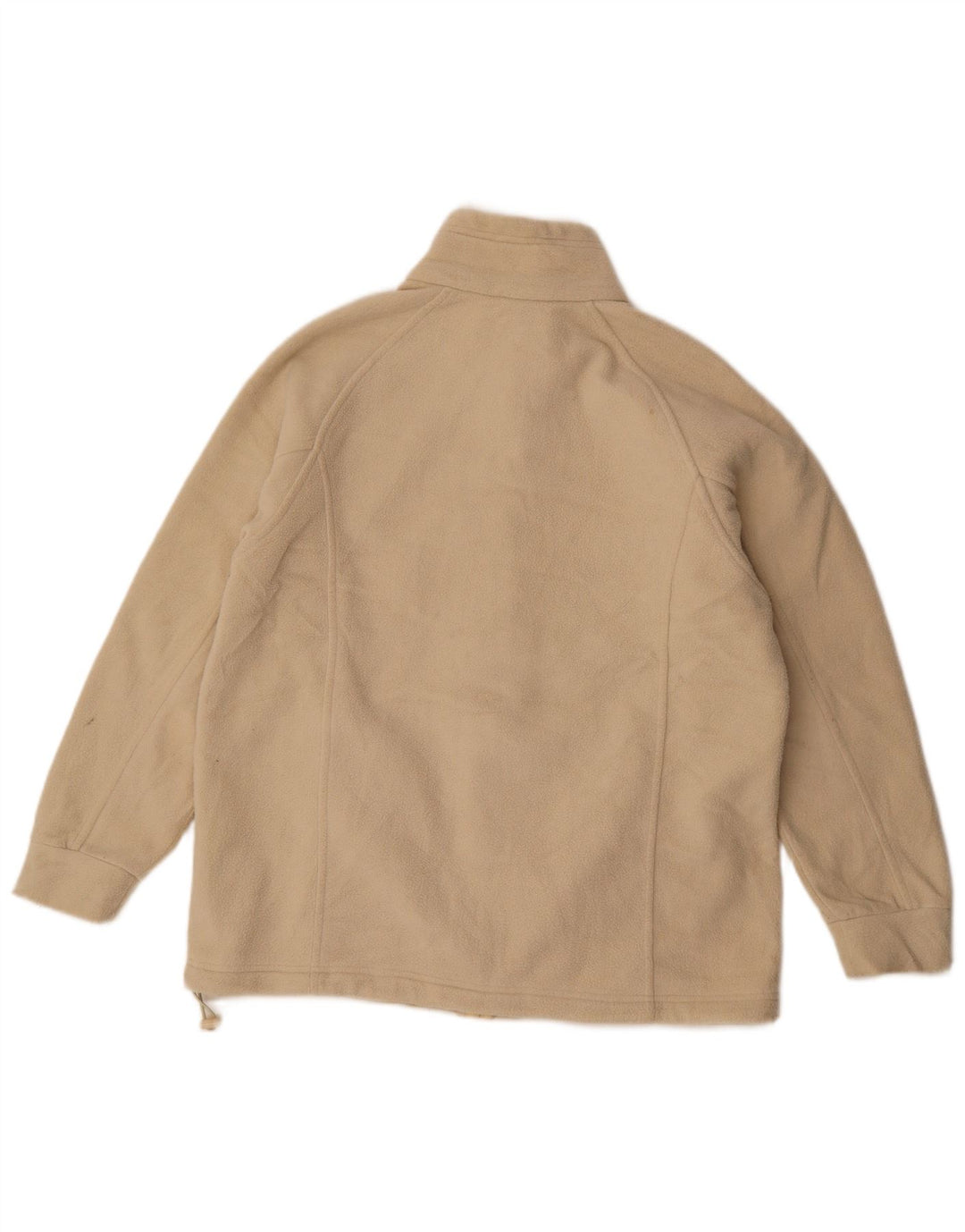 Jachetă fleece pentru femei Marks & Spencer UK 14 mare, bej, poliester