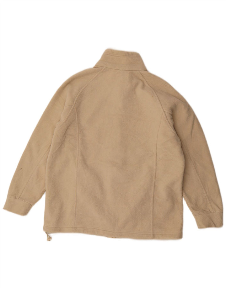 Jachetă fleece pentru femei Marks & Spencer UK 14 mare, bej, poliester