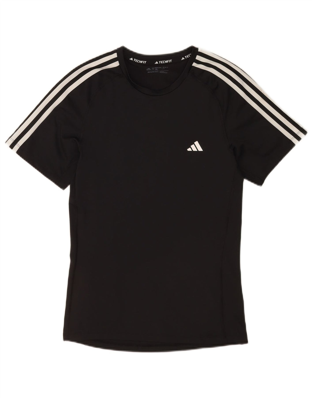 Tricou Adidas Tech Fit Top Mediu Poliester Negru