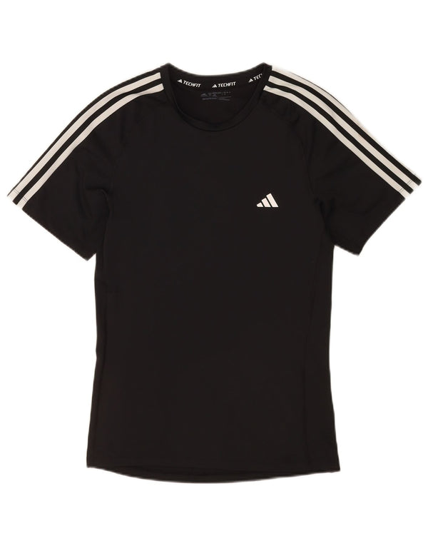 Tricou Adidas Tech Fit Top Mediu Poliester Negru