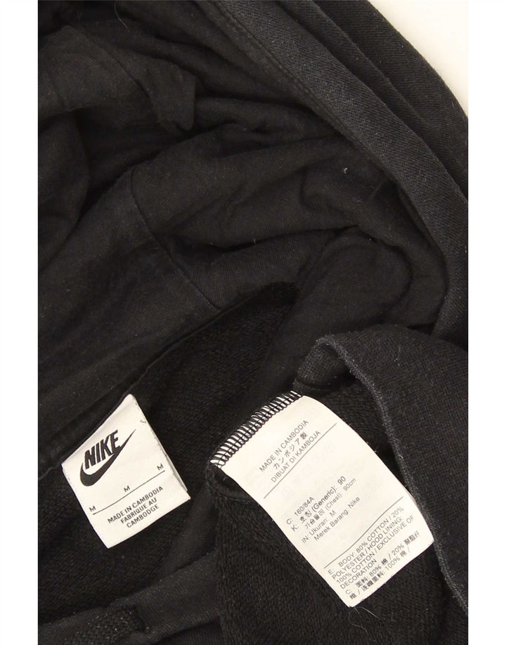 Pulover Nike pentru bărbați, bumbac mediu negru