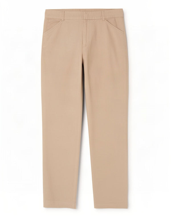 Pantaloni casual drepti pentru femei Ralph Lauren US 4 Small W26 L25 in alb