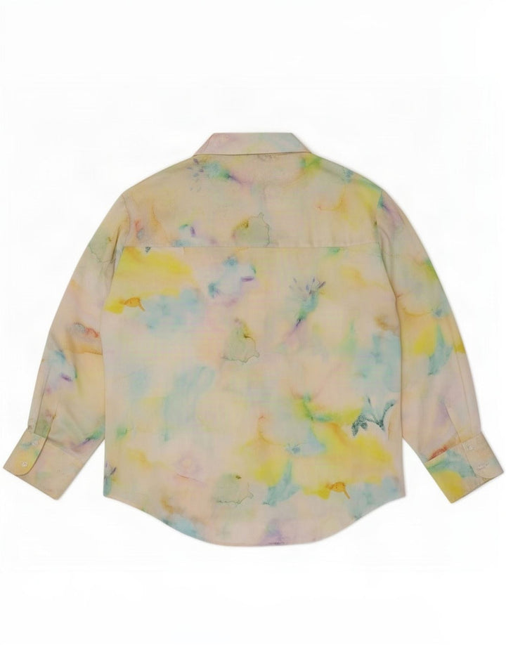 Cămașă pentru femei Zara UK 16, mare, multicoloră, din poliester