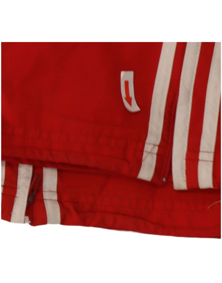 Pantaloni de trening Adidas pentru bărbați Marea Britanie 44/46 Poliester roșu mare