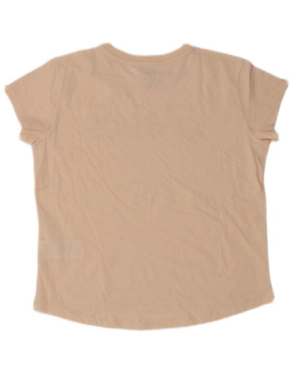 Tricou grafic Asics pentru femei Top UK 16 mare, bej, bumbac