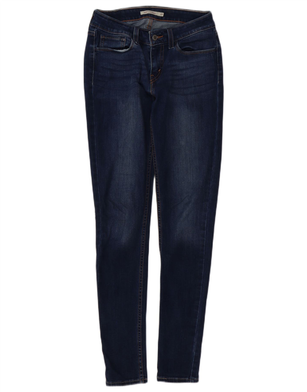 Blugi Levi's pentru femei 535 Super Skinny W27 L31 Bumbac bleumarin