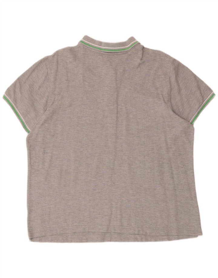 Tricou polo pentru bărbați Lotto 2XL bumbac gri