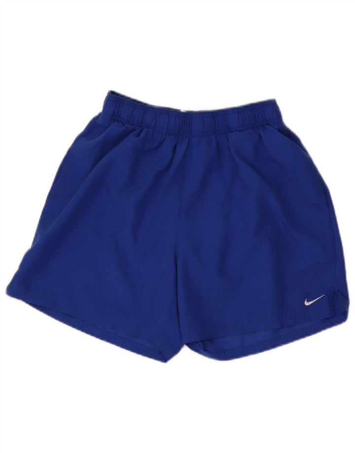 Pantaloni scurți sport Nike pentru bărbați, poliester albastru mediu