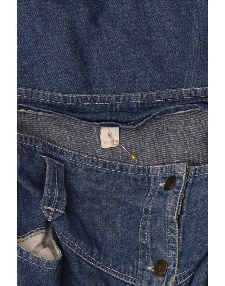 Fusta Midi Denim Vintage pentru Damă Mediu W28 Bumbac Albastru