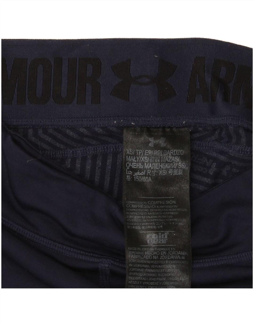 Leggings pentru femei Under Armour UK 4 XS bleumarin poliester color bloc