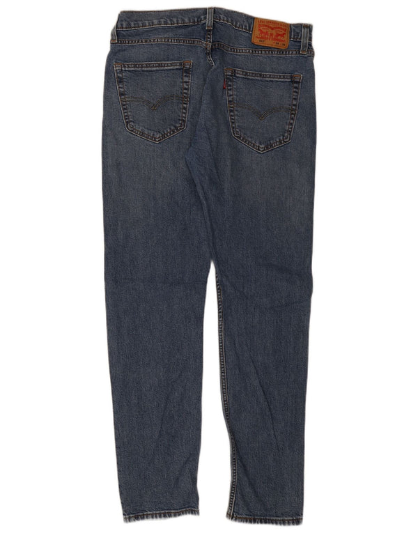 Levi's 512 Slim Tapered Jeans W34 L34 Blue Bumbac