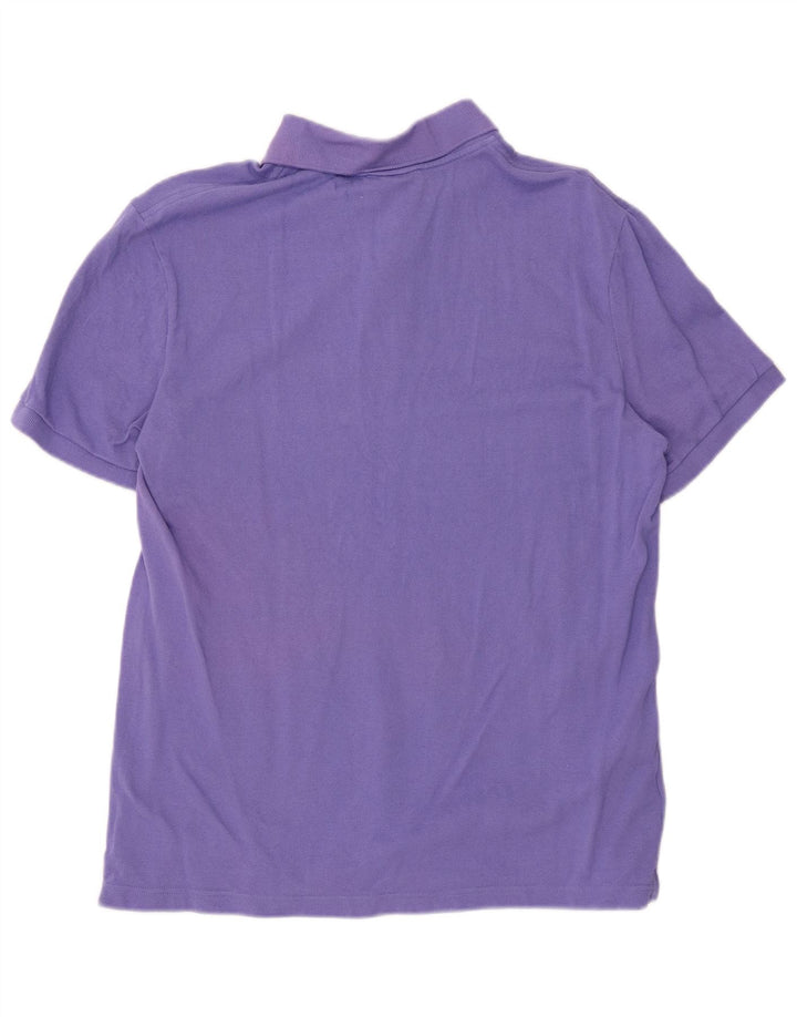 Tricou polo pentru bărbați LACOSTE Slim Fit Mărimea 6 XL Bumbac violet