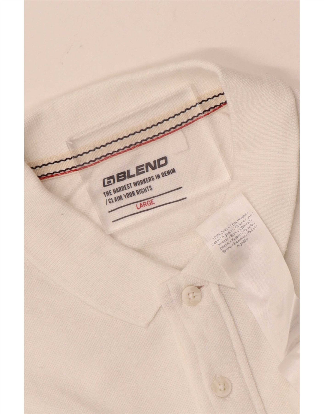 Tricou polo pentru bărbați din bumbac mare cu dungi albe