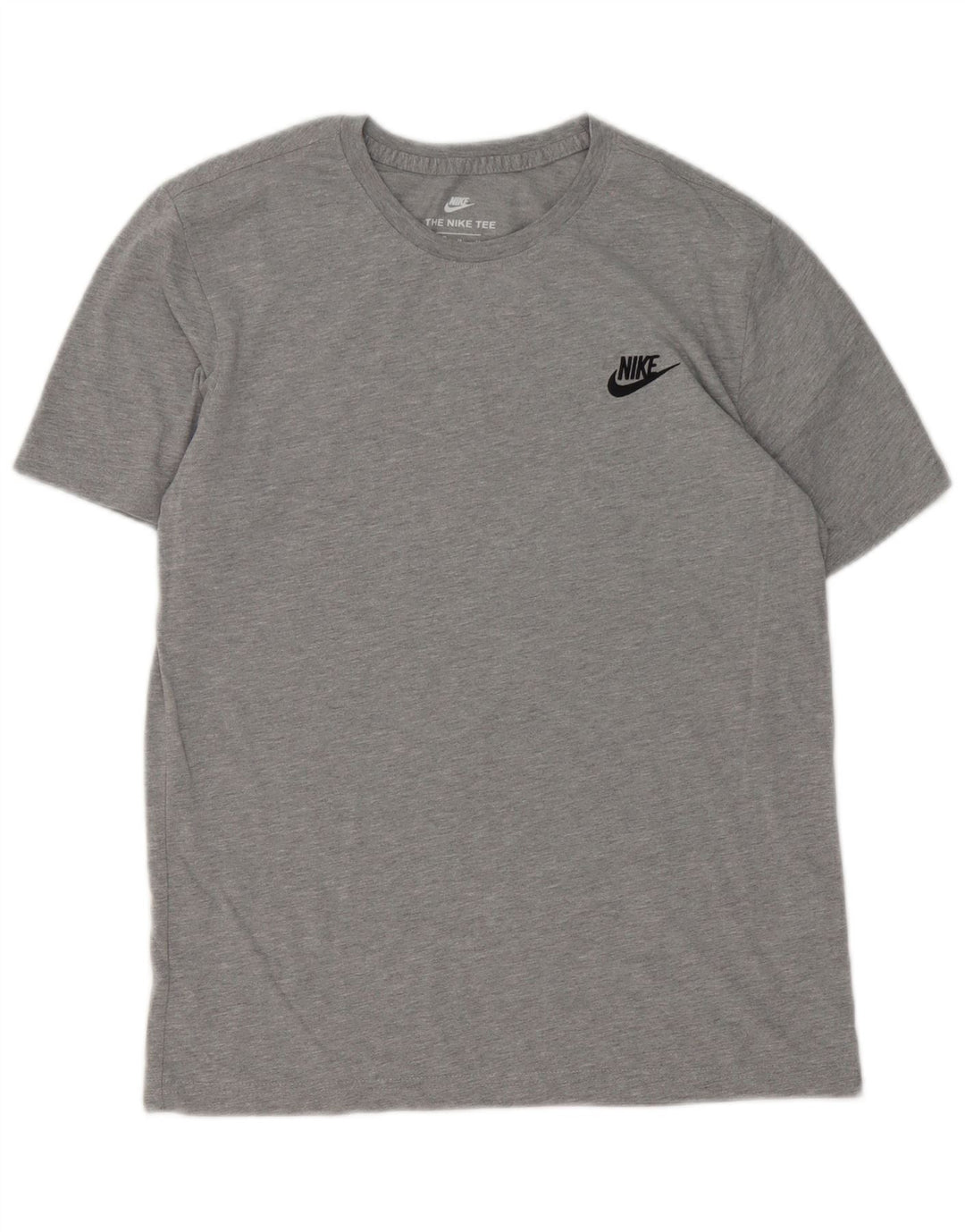 Tricou cu croi atletic Nike pentru bărbați Top, bumbac, gri mediu