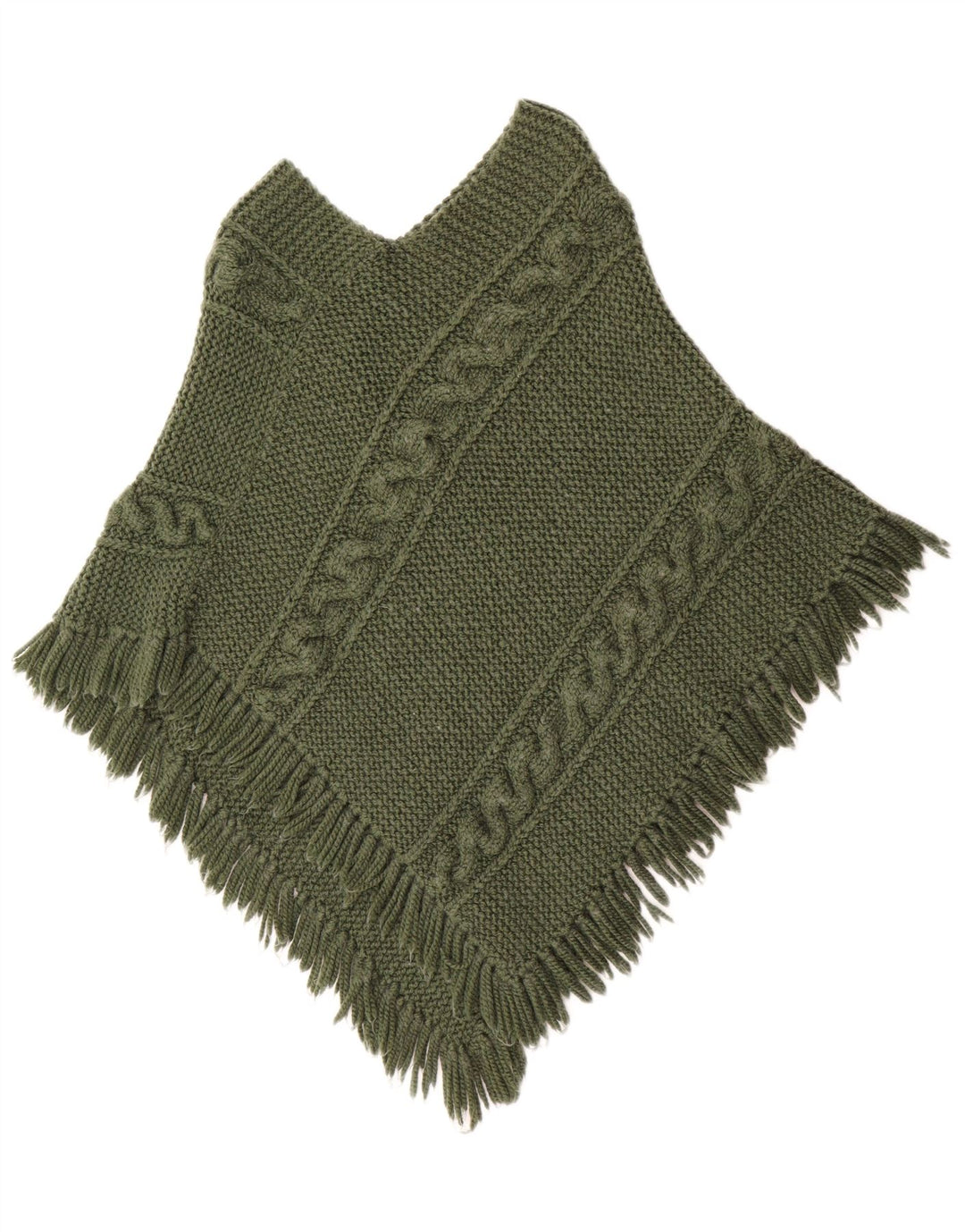 Jumper Poncho Vintage pentru femei UK 12 Medium Green