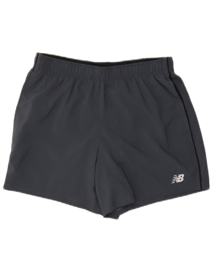 Pantaloni scurți sport New Balance pentru bărbați, gri mediu