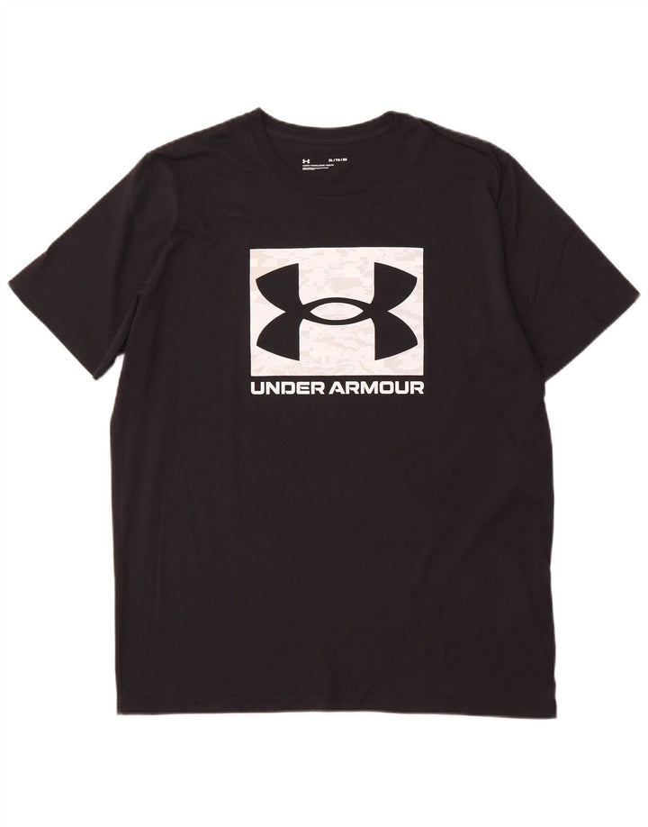 Tricou grafic pentru bărbați UNDER ARMOUR Top XL bumbac negru