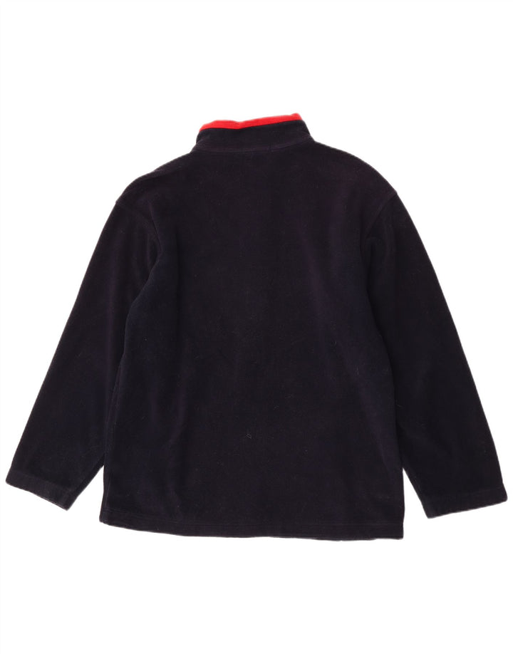Jachetă fleece pentru bărbați Marks & Spencer UK 36 Mic albastru marin colorblock