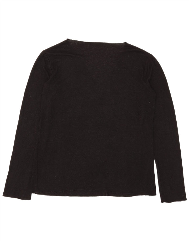 Top femeie Zara cu mânecă lungă UK 18 XL negru