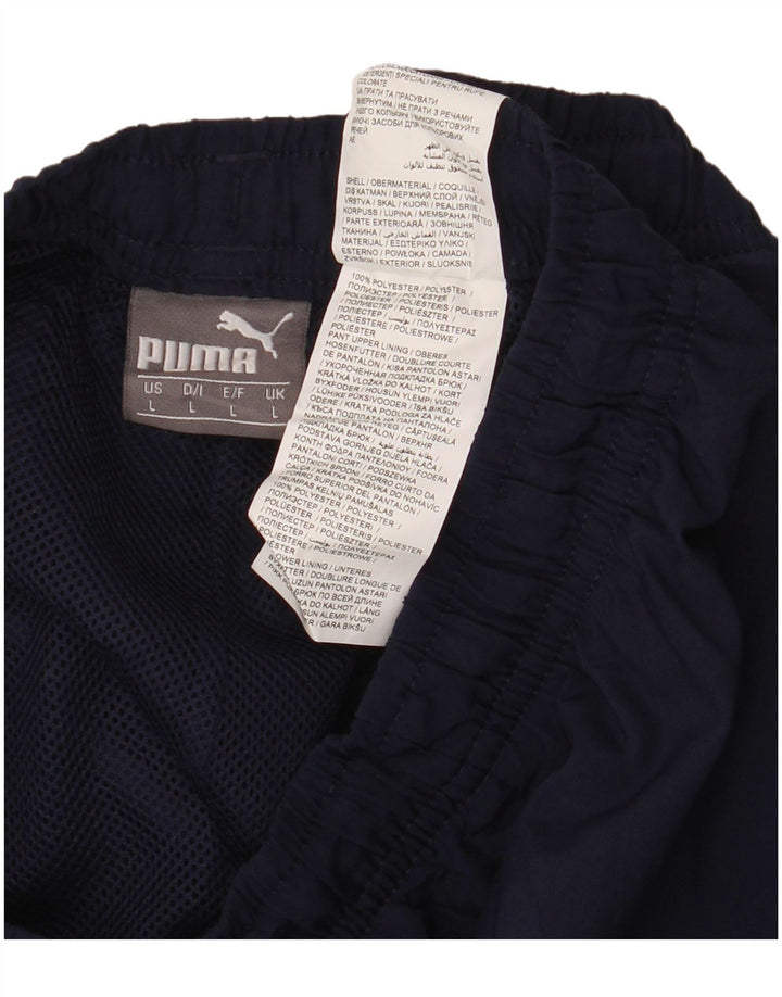 Pantaloni de trening PUMA pentru bărbați, mari, albastru, poliester