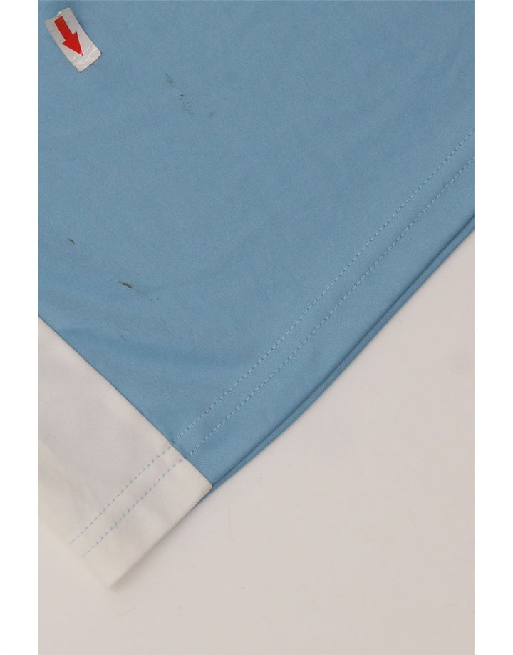 Tricou cu grafic Climalite Adidas pentru bărbați Top mic, albastru, poliester color bloc