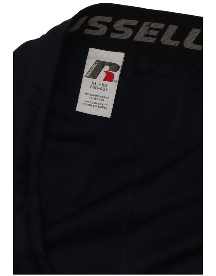 Pantaloni scurți sport pentru bărbați RUSSELL ATHLETIC XL poliester bleumarin