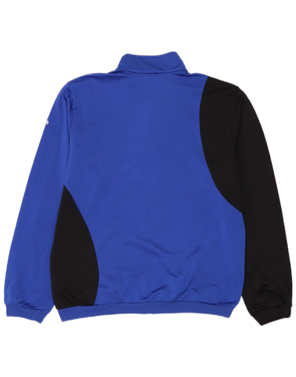 Jachetă de trening pentru bărbați Adidas UK 48/50 XL, albastru, poliester color bloc