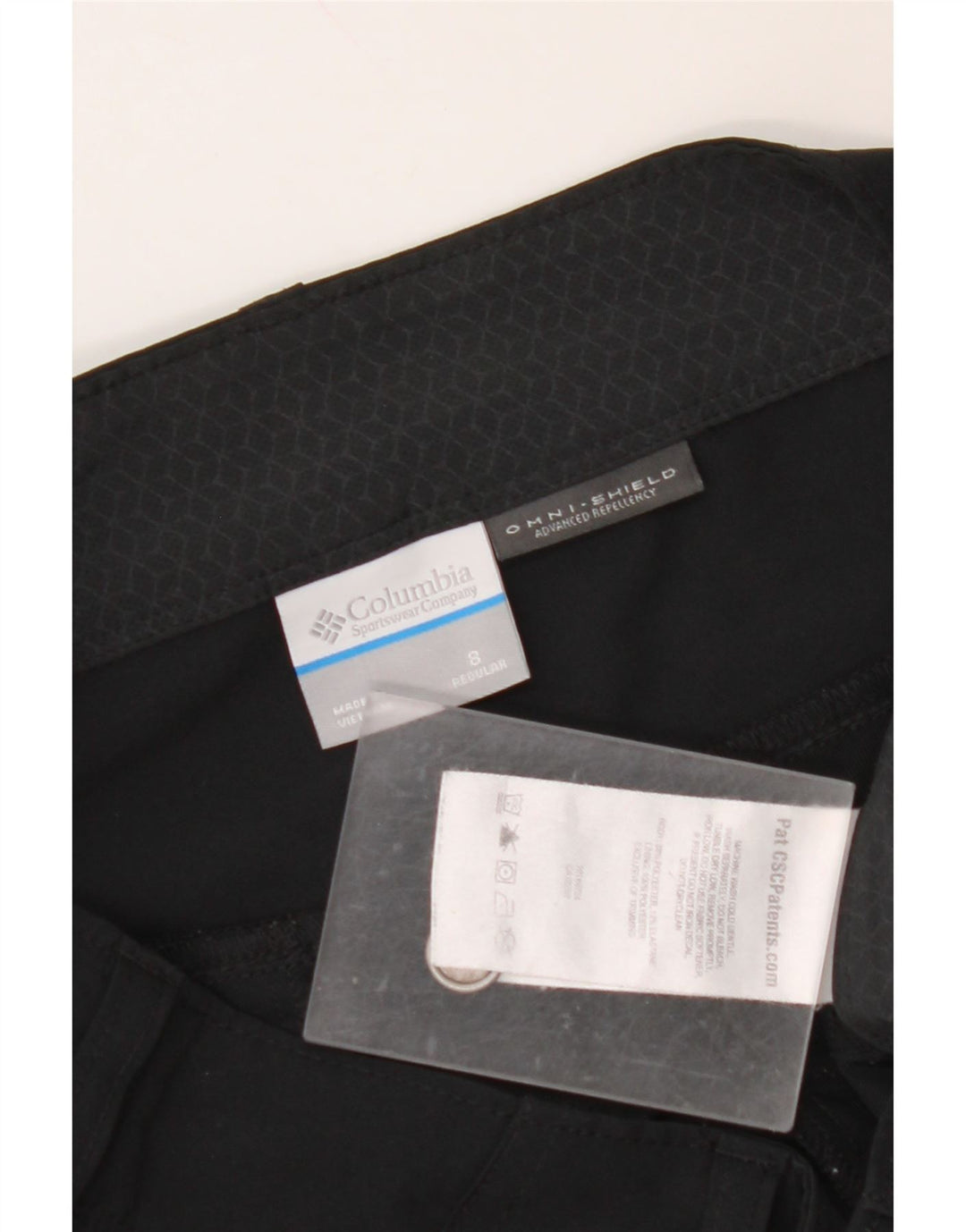 COLUMBIA Pantaloni Omni-Shield Bootcut pentru femei US 8 Medium W32 L33 Negru