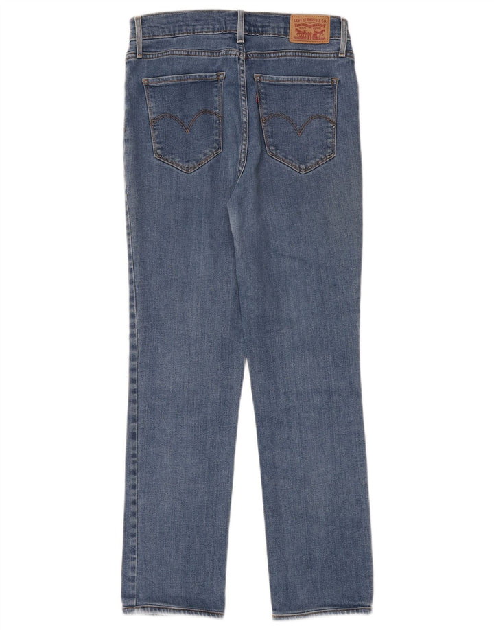 Blugi drepti cu talie mare Levi's 724 pentru femei W28 L28 albastru