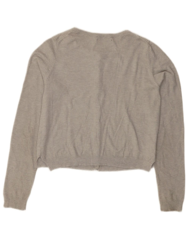Pulover cardigan pentru femei Zara UK 12 Gri mediu