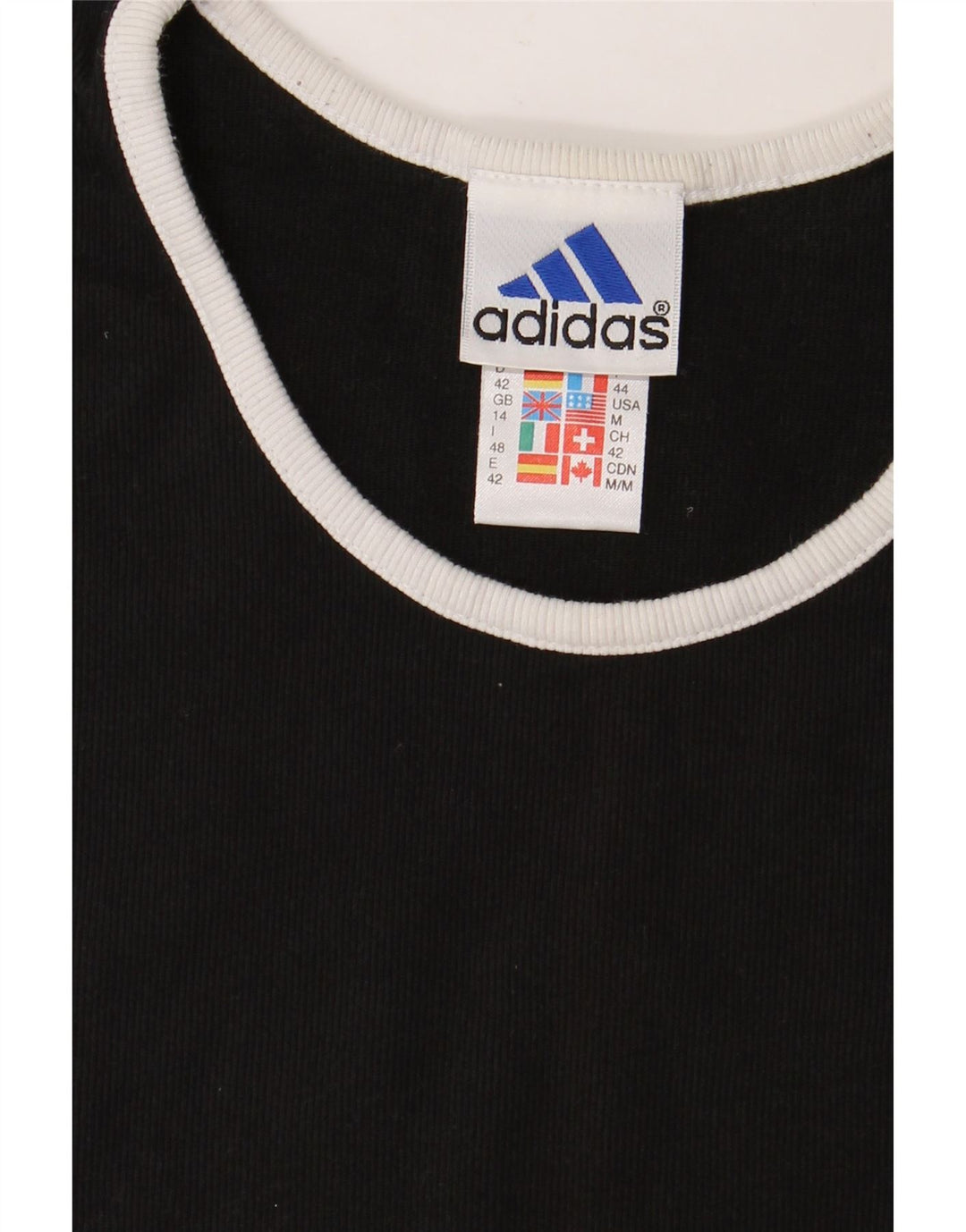 Tricou pentru femei ADIDAS UK 14 Bumbac mediu negru