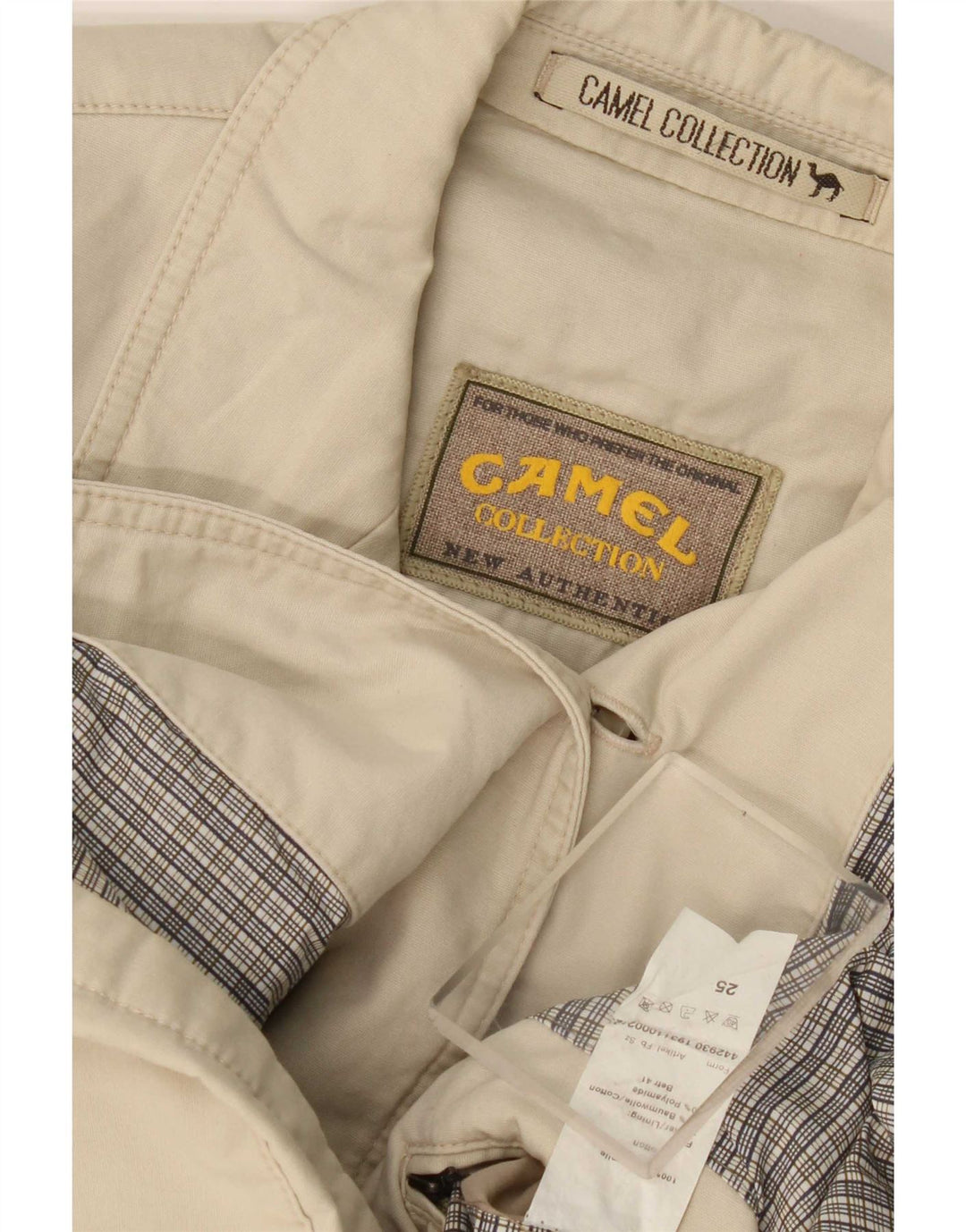 Jachetă pentru bărbați Camel Active cu 3 nasturi, UK 40, bumbac, bej, mare