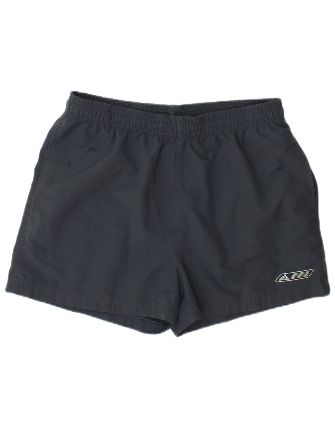Pantaloni scurți sport pentru bărbați Adidas, gri mediu, poliester