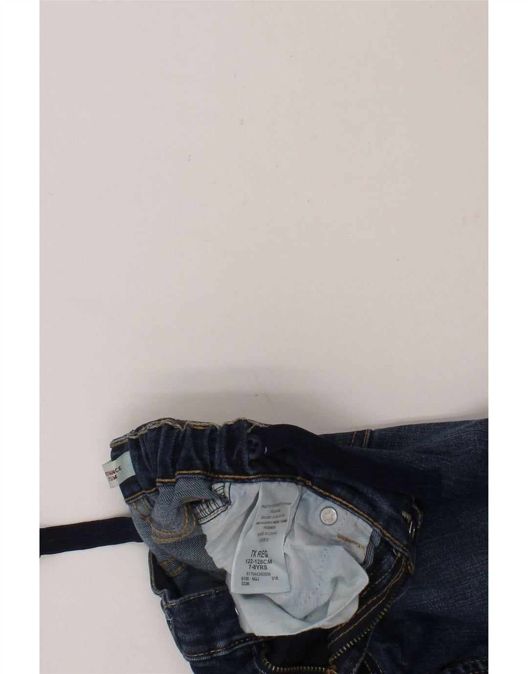 LEVI'S Boys Slim Jeans 7-8 Years W23 L21 Blue Cotton Vintage Levi's and Second-Hand Levi's from Messina Hembry 