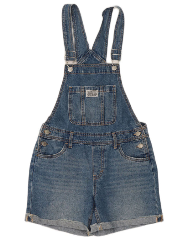 Levi's Salopete Fete Pantaloni Scurt Denim 13-14 Ani W28 Bumbac Albastru