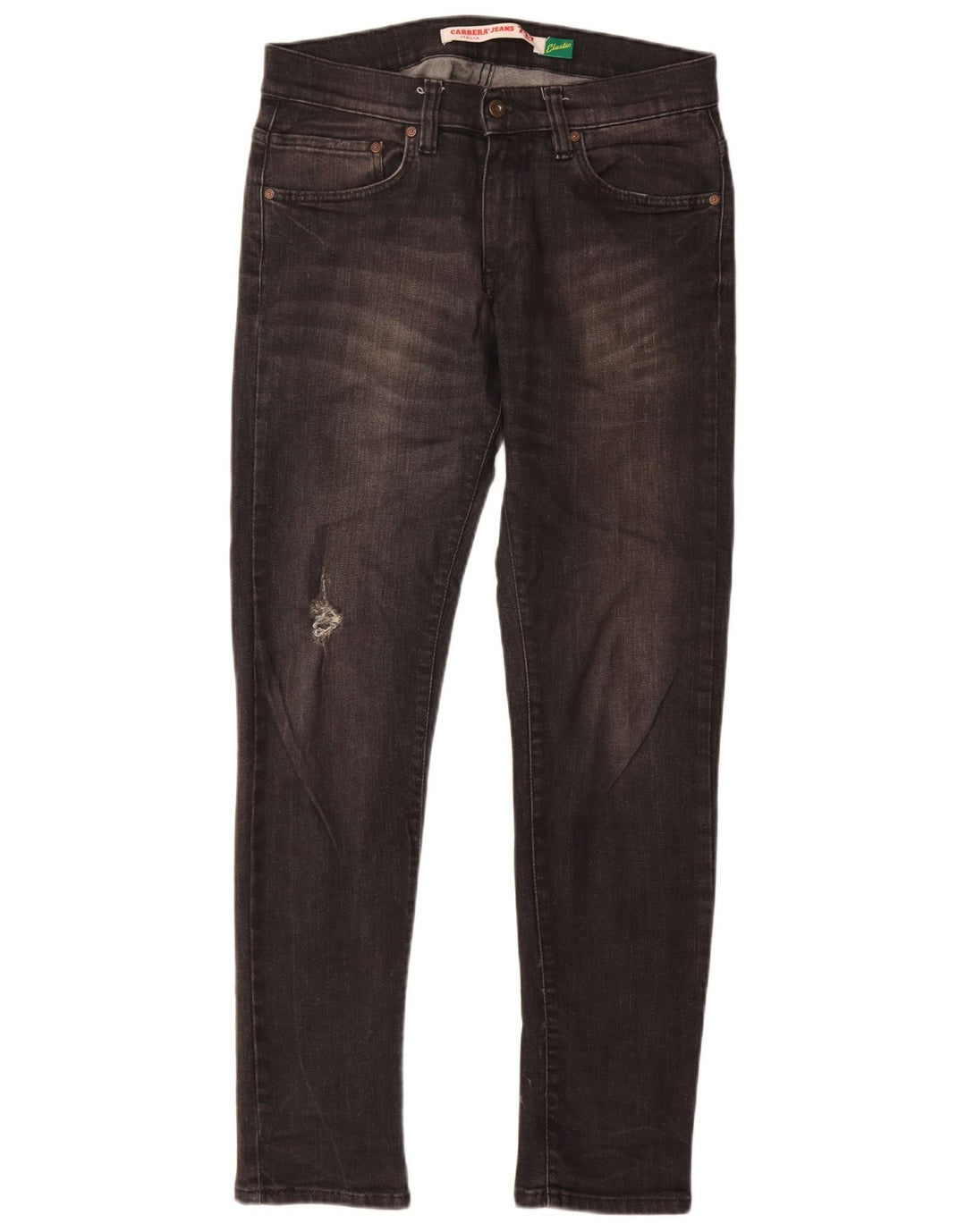 Blugi slim pentru bărbați Carrera Distressed W31 L32 bumbac gri