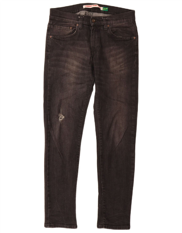 Blugi slim pentru bărbați Carrera Distressed W31 L32 bumbac gri