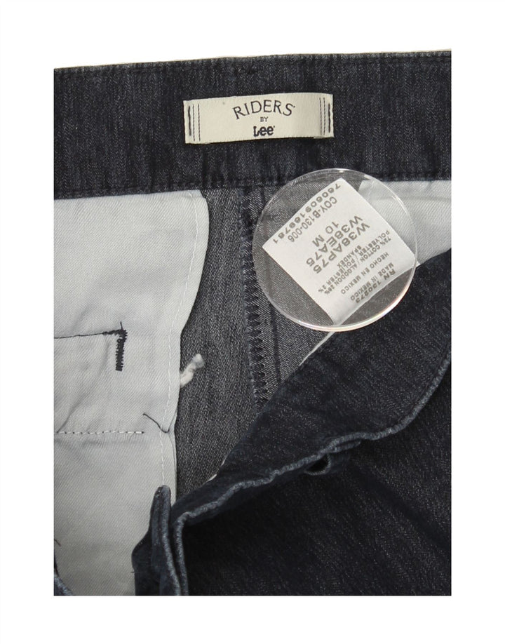 LEE Womens Capri Jeans US 10 Large W32 L20 Navy Blue Cotton Vintage Lee and Second-Hand Lee from Messina Hembry 