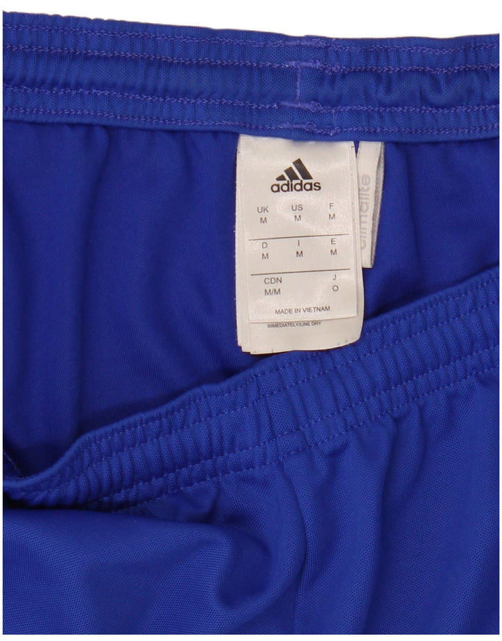 Pantaloni scurți sport pentru bărbați Adidas Climalite, poliester albastru mediu