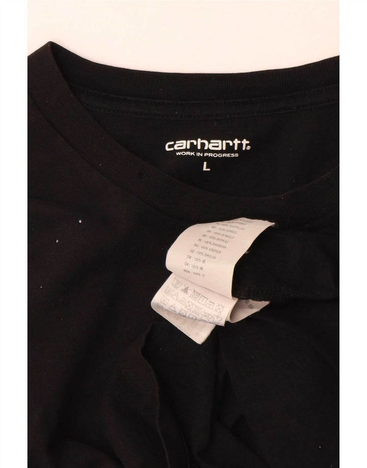 Tricou pentru bărbați Carhartt Top mare din bumbac negru