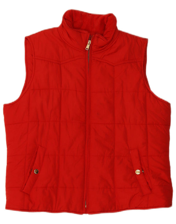 Gilet căptușit pentru femei Chaps UK 16, mare, roșu, poliester