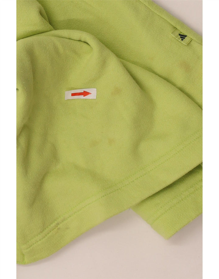 Pulover adidas pentru femei UK 12 bumbac verde mediu