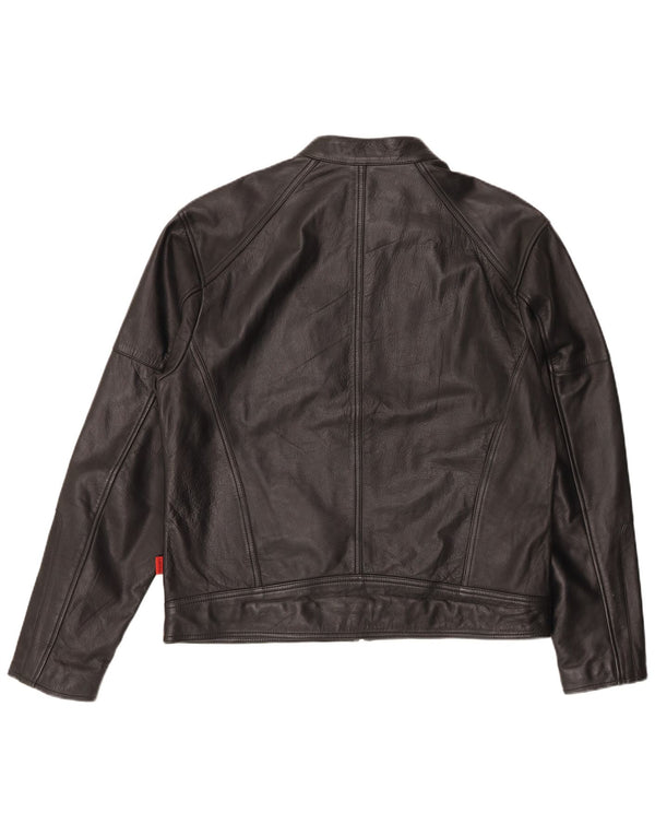 Jachetă din piele pentru bărbați Camokazi UK 44 2XL Negru