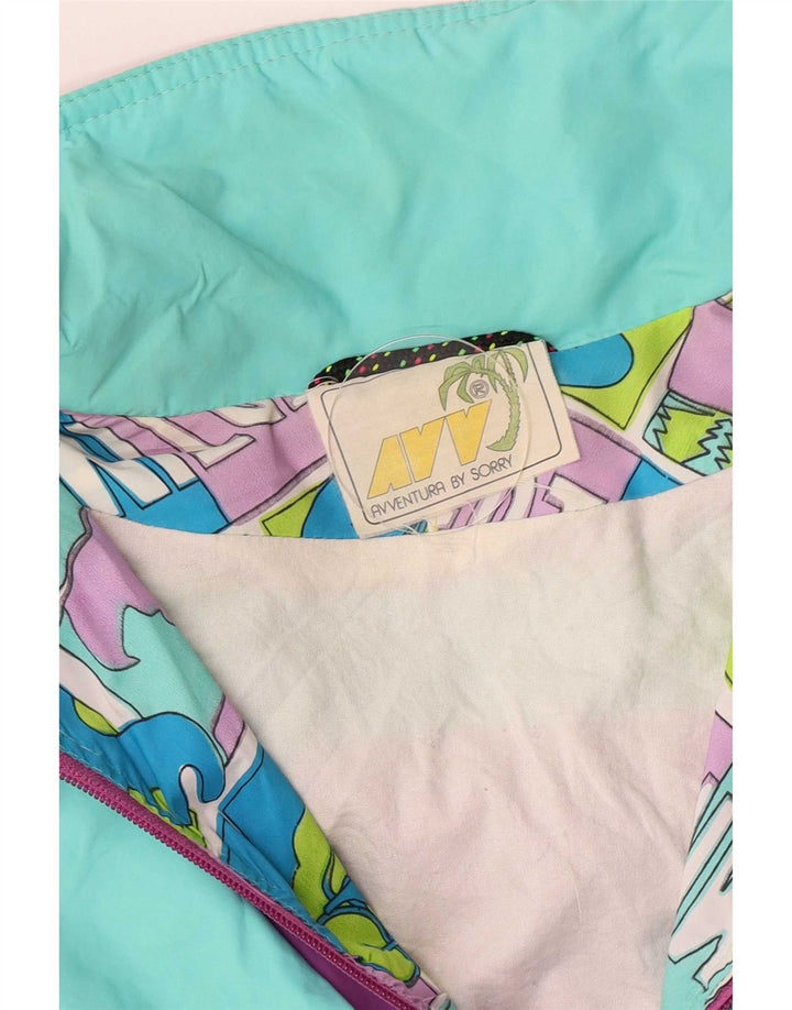 Sorry Jachetă Anorac Grafică pentru Femei IT 46 Large Multicolor Retro
