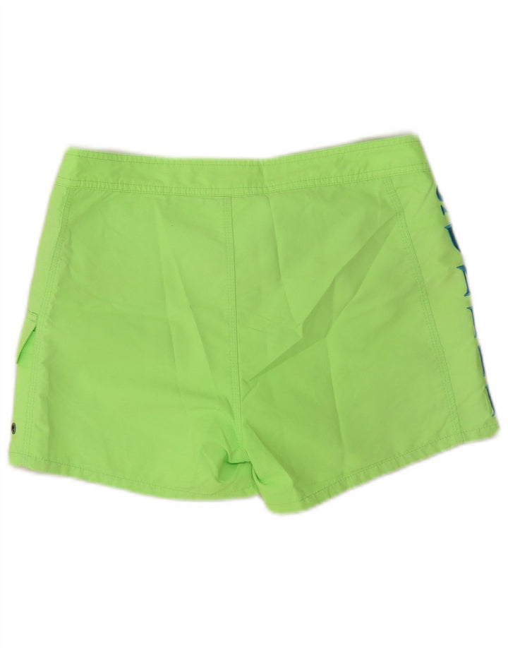 Sundek Pantaloni scurți de înot grafic pentru bărbați Poliester verde mediu