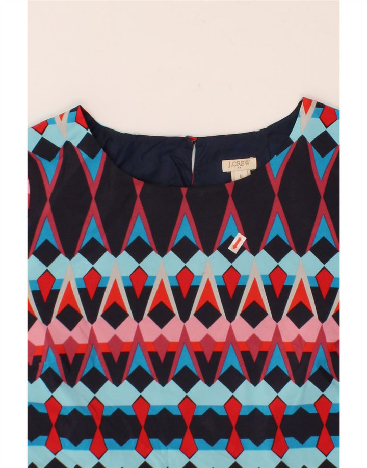 J. CREW Womens Sheath Dress US 8 Medium Multicoloured Argyle/Diamond Vintage J. Crew and Second-Hand J. Crew from Messina Hembry 