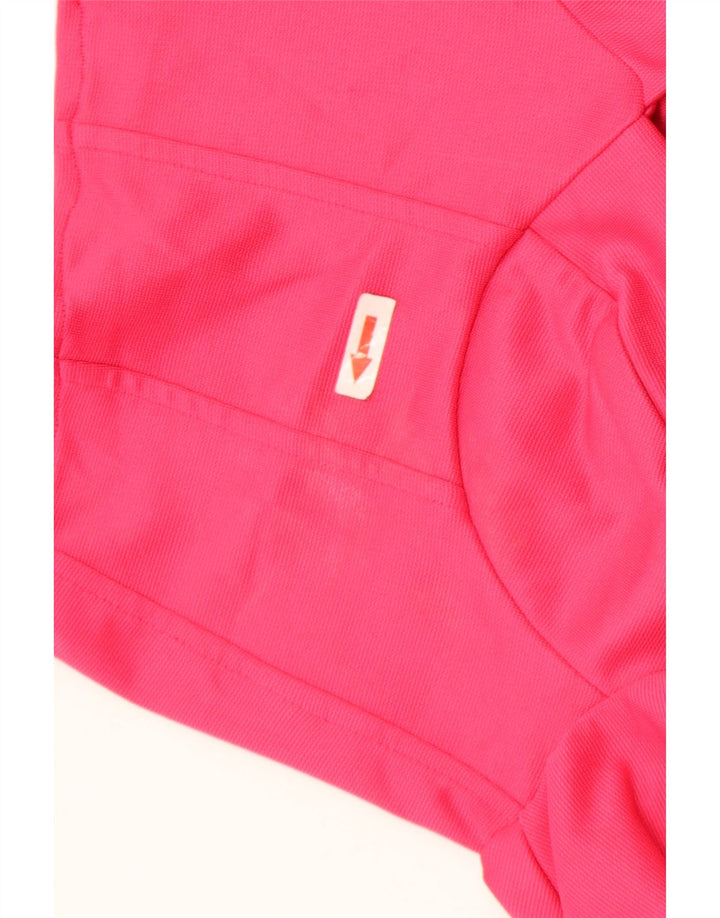 Top crop cu mânecă lungă pentru femei Zara UK 8 Small Pink