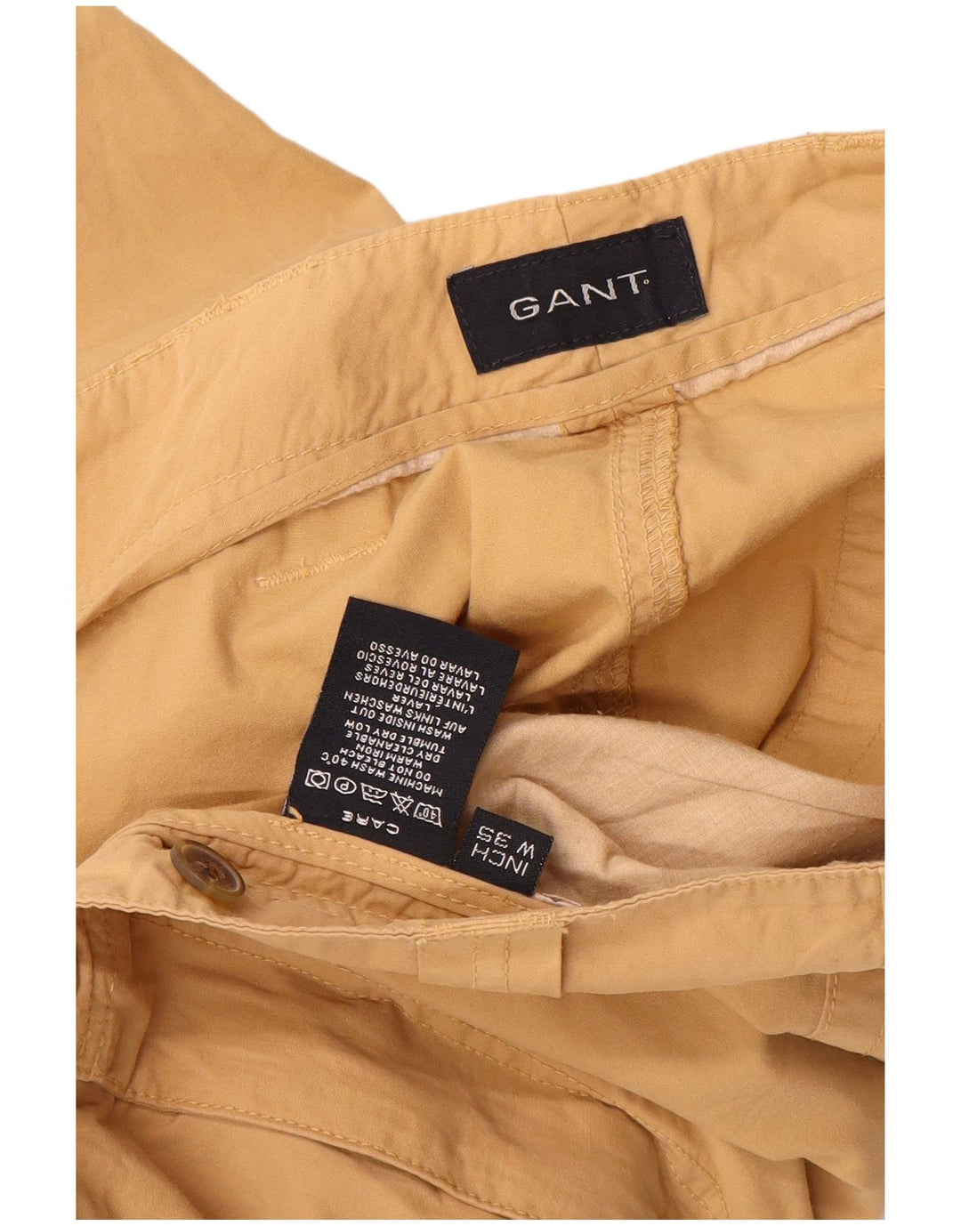 Pantaloni scurti cargo Gant pentru bărbați W35, bumbac, bej, mari