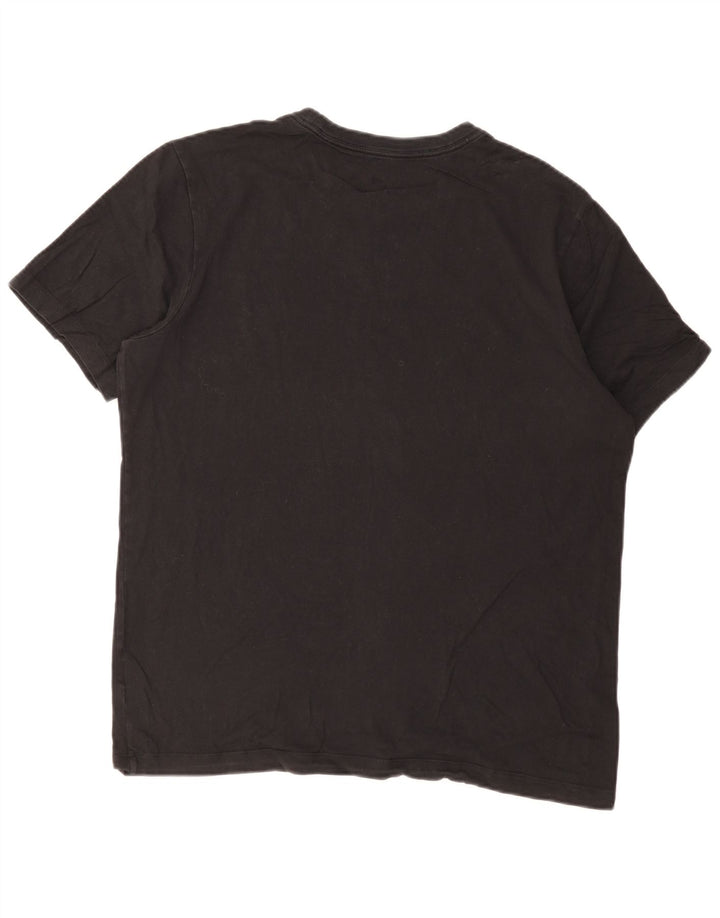 Tricou grafic Nike pentru bărbați Top mare din bumbac negru